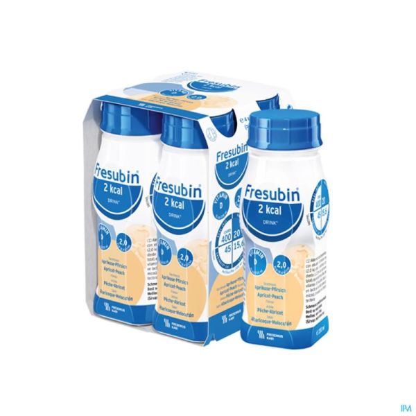 Fresubin 2kcal Drink Abricot-Pêche 4x200 Ml