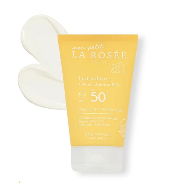 La Rosée Bébé Lait Solaire Spf50+ Abricot Bio 125ml