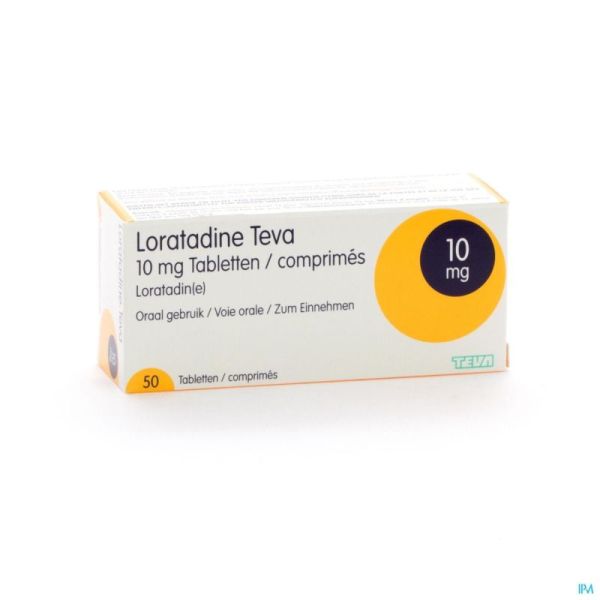 Loratadine Teva 50 Comprimés 10 Mg