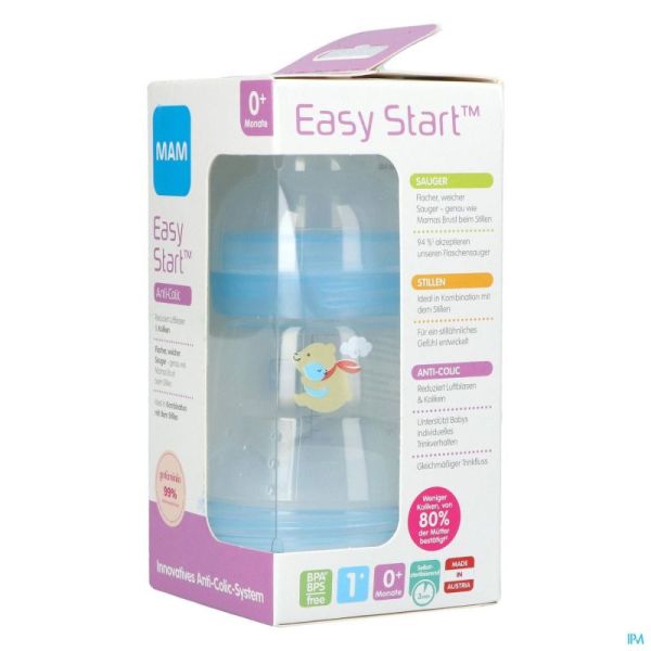 Mam Biberon Easy Start A/colic 160ml Garcon