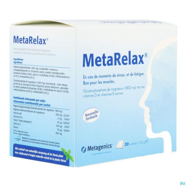 Metarelax Metagenics 20 Sachets