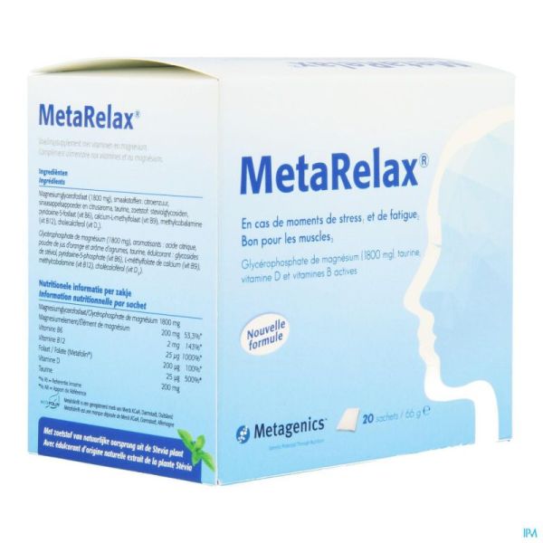 Metarelax Metagenics 20 Sachets