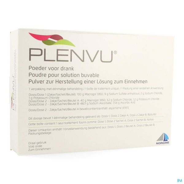 Plenvu Poudre Solution Buvable Sachets