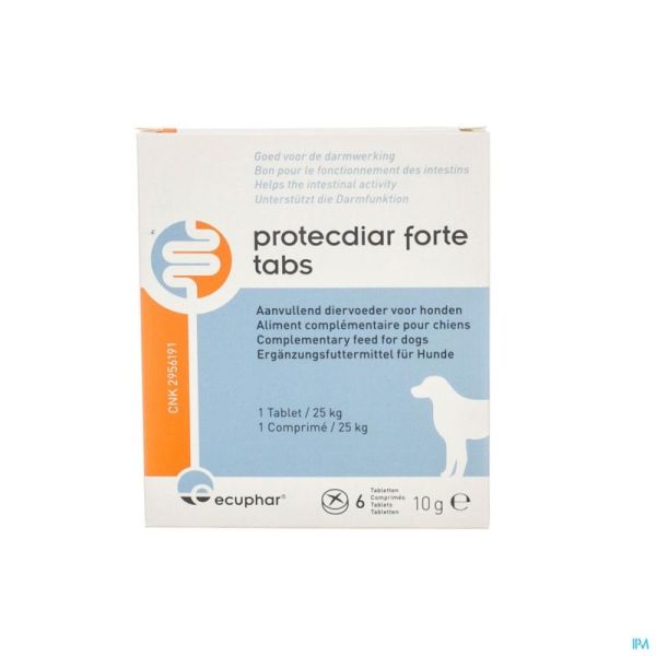 Protecdiar Forte Vétérinaire 6 Comprimés