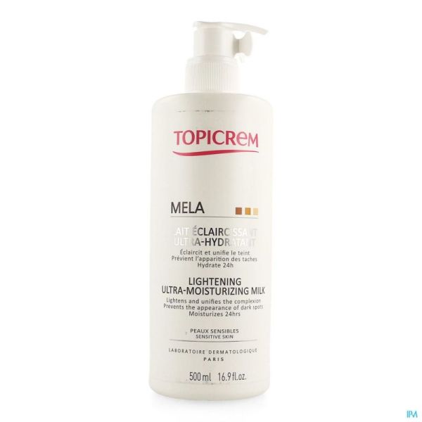 Topicrem Mela Lait Eclaircissant Ultra-hydra 500ml