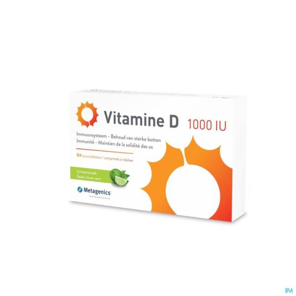 Vitamine D 1000 Iu Metagenics 84 Comprimés