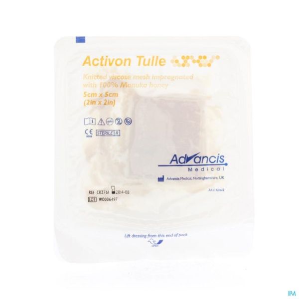 Activon Tulle Pans N/adh 5x 5cm 1