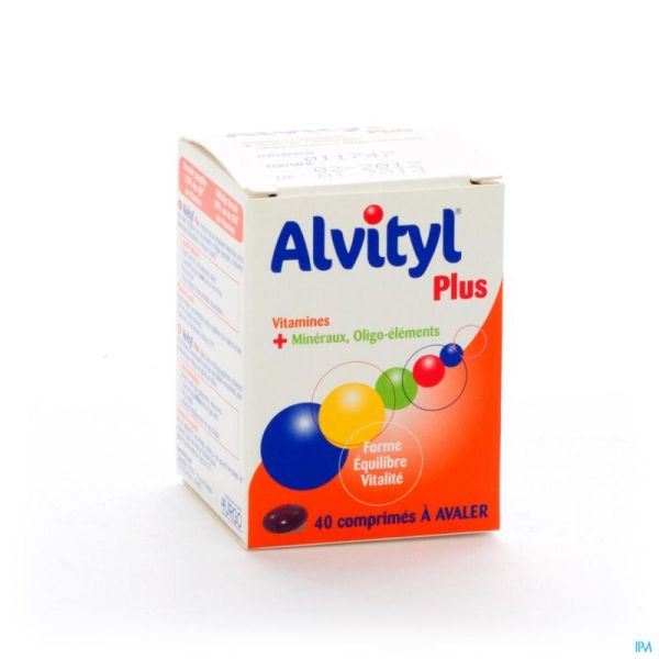 Alvityl Plus 40 Comprimés