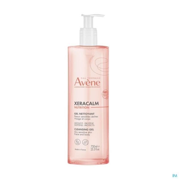 Avène Xeracalm Nutrition Gel Nettoyant 750ml