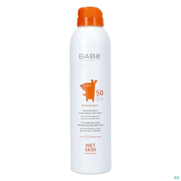 Babé Pédiatrique Wet Skin Sunscreen Ip50+ 200ml