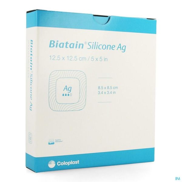 Biatain Silicone Ag 12,5cmx12,5cm 5 39638