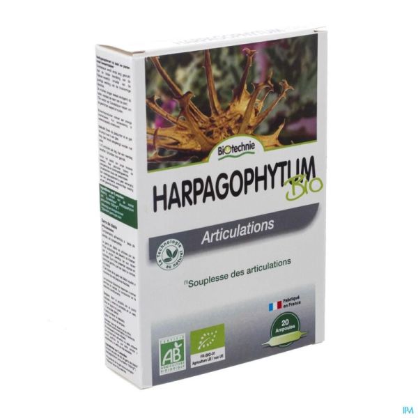 Harpagophytum Bio Ampoules 20x10ml Biotechnie