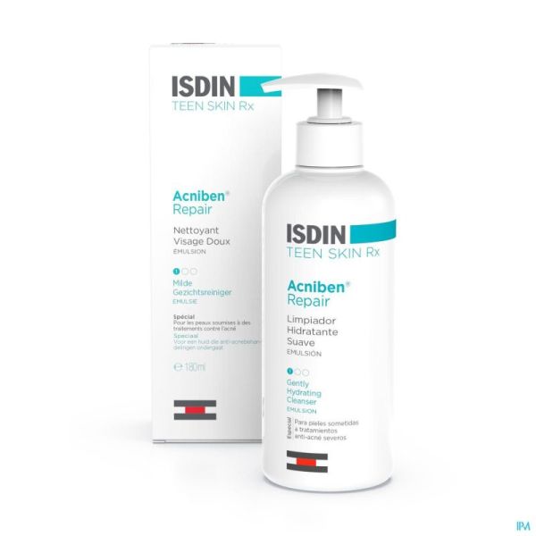 Isdin Acniben Teen Skin Repair Emulsion Nettoyante 180ml