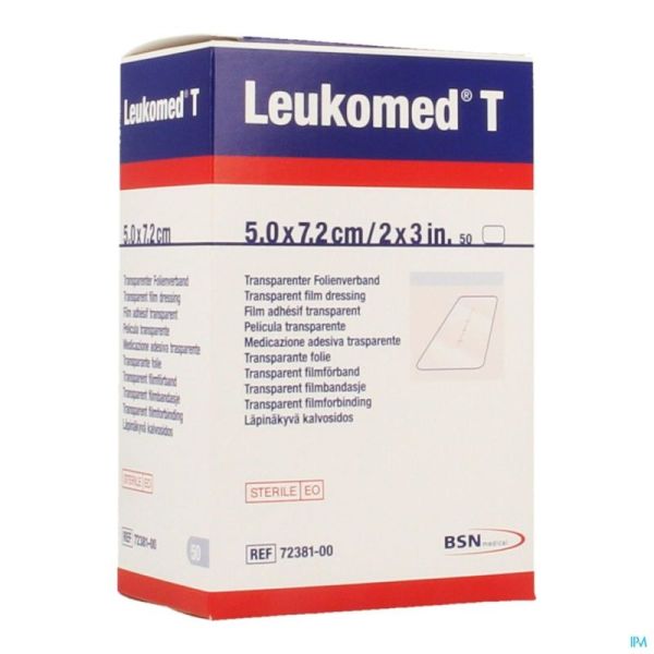 Leukomed T Pansement Steril 7,2cmx 5cm 50 7238100