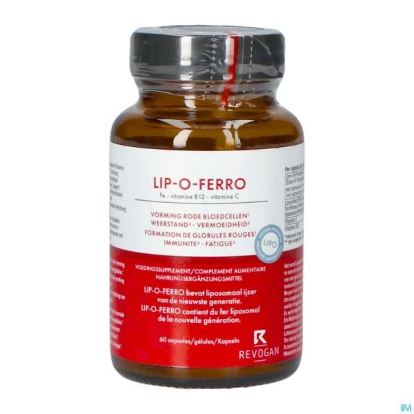 Lipo Ferro Gélules 60 Revogan