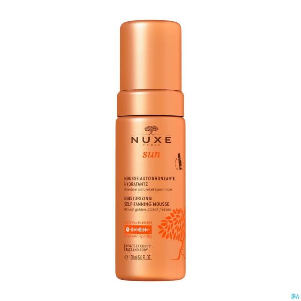 Nuxe Sun Mousse Auto Bronzante Hydratante 150ml Prix Permanent