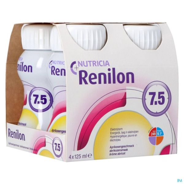 Renilon 7.5 Abricot 4x125 Ml