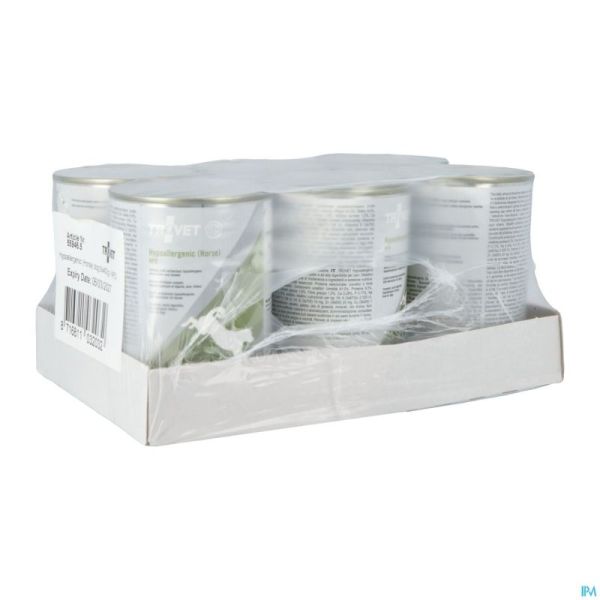 Trovet Hpd Hypoallergenic Chien Horse 6x400g Vmd