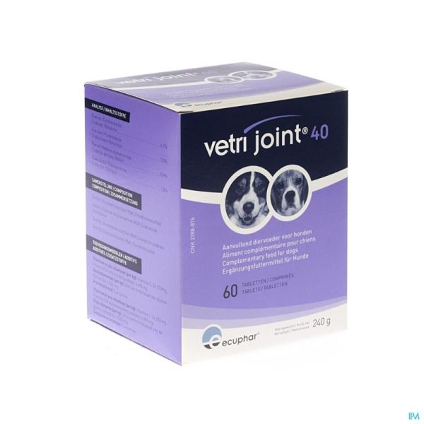 Vetri Joint Vétérinaire 40 60 Comprimés