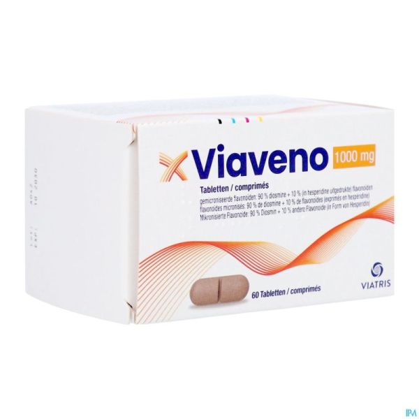 Viaveno 1000mg 60 Comprimés Pelliculés
