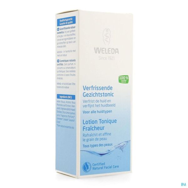 Weleda Lotion Tonique Fraicheur 100 Ml
