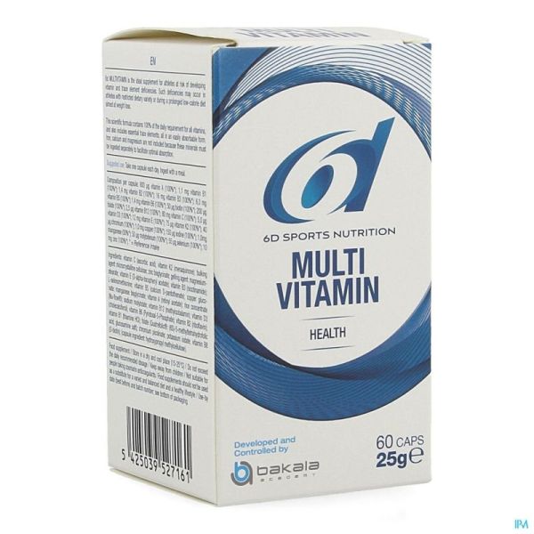 6d Sports Multivitamin Gélules 60