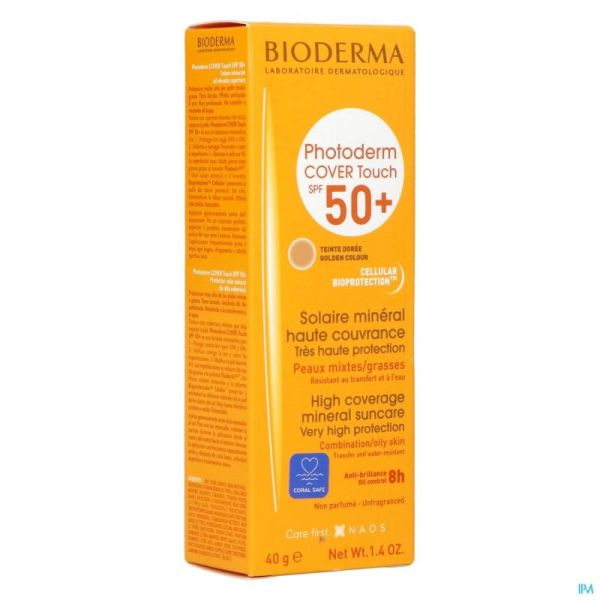 Bioderma Photoderm Cover Touch Doree Spf50+ Tb 40g
