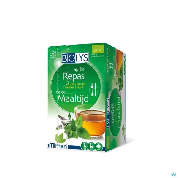 Biolys Melisse Menthe 24 Infusettes