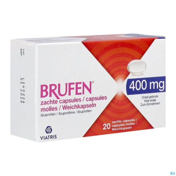 Brufen 400mg Capsules Molles 20