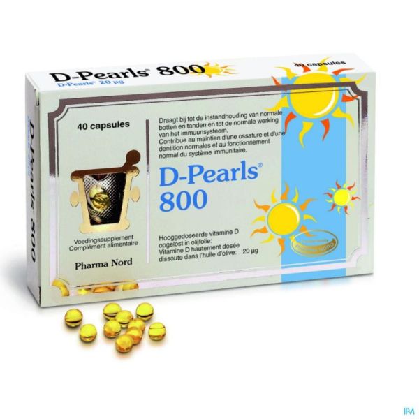 D-pearls 800 40 Gélules