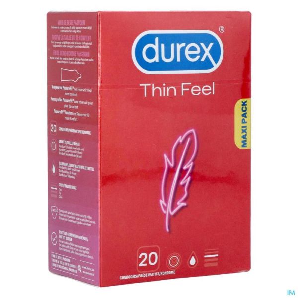 Durex Thin Feel Préservatifs 20