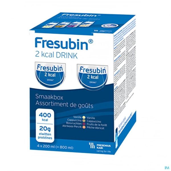 Fresubin 2 Kcal Assortiment des Gouts 4x200 Ml