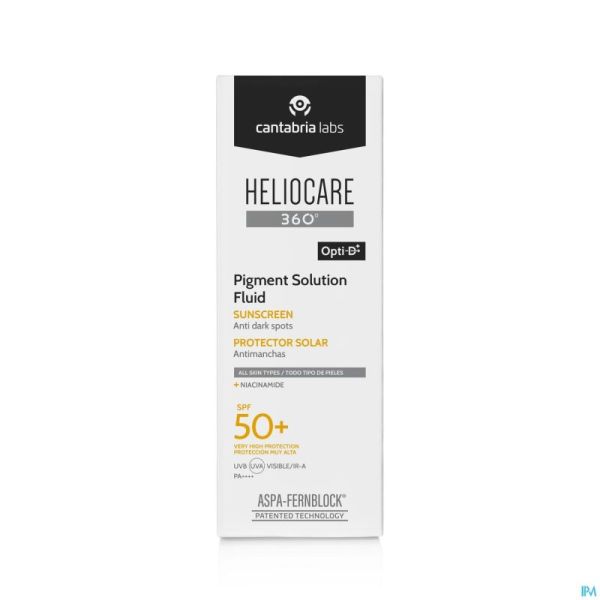 Heliocare 360° Pigment Solution. Fluid Spf50+ 50ml 
