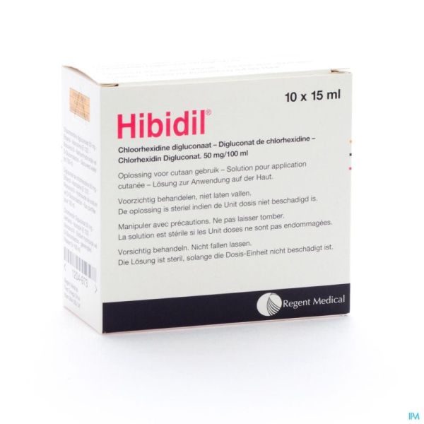 Hibidil 10 X15 Ml Unit Dose