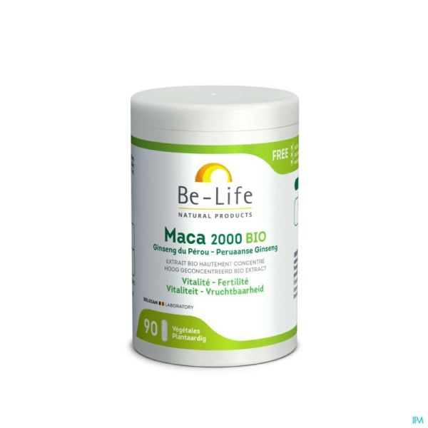 Maca 2000 Bio Be Life Pot Gélules 90