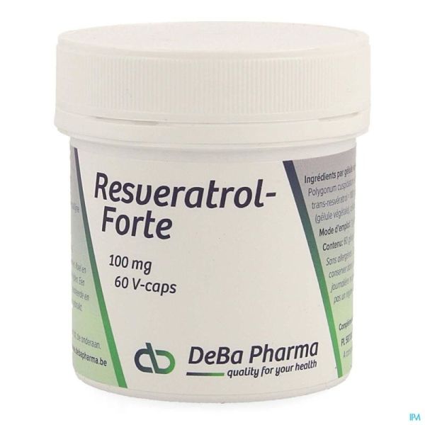 Resveratrol Forte Deba 60 Gélules 100 Mg
