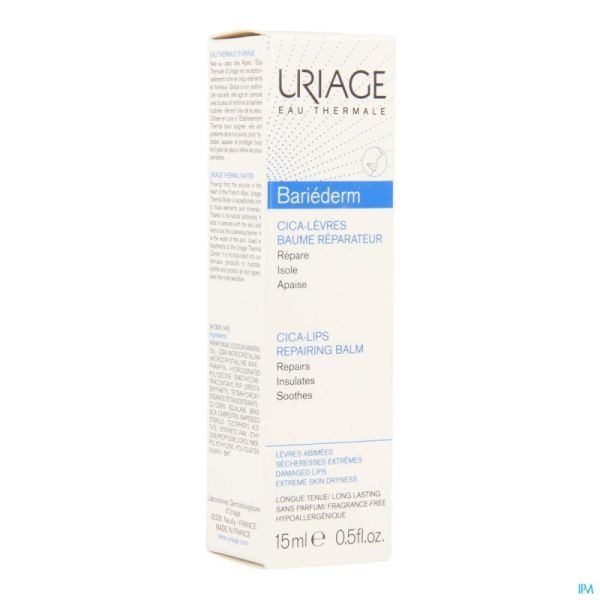 Uriage Bariederm Lèvres Baume 15 Ml