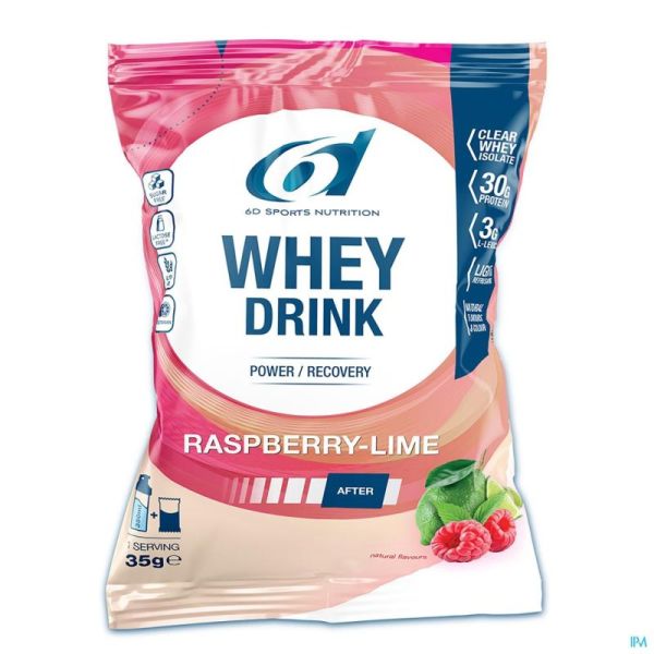 6d Whey Drink Raspberry&lime Pdr 8x35g