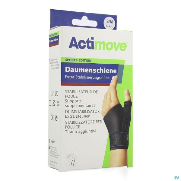 Actimove Sport Thumb Stabilizer Black S/m 1