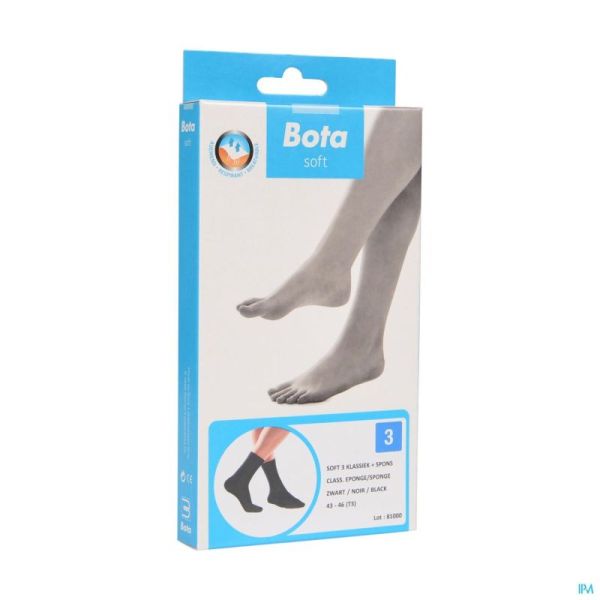 Bota Soft 3 Adulte Bas Cl Ep Noir T3 1 Paire