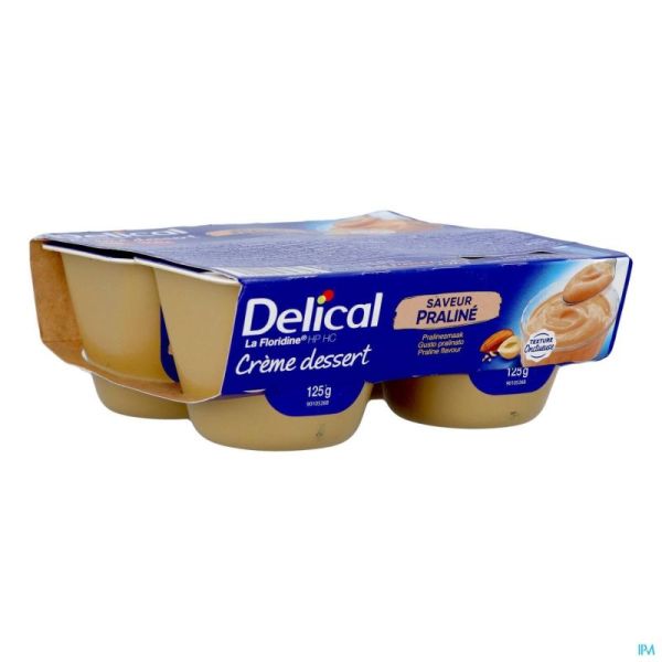 Delical Crème Dessert La Floridine Praline 4x125g