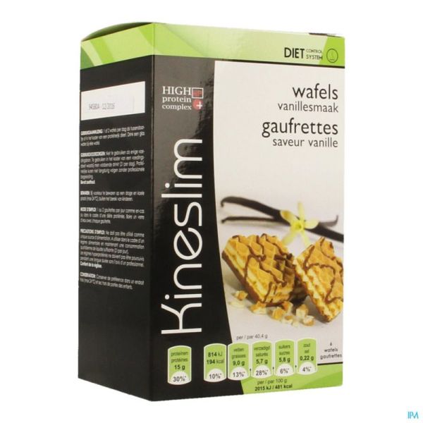 Kineslim Gaufre Vanille 3x2 Pièces
