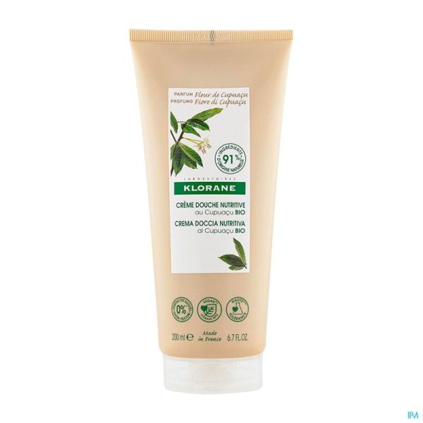 Klorane Corps Crème Douche Fleur Cupuacu 200ml 