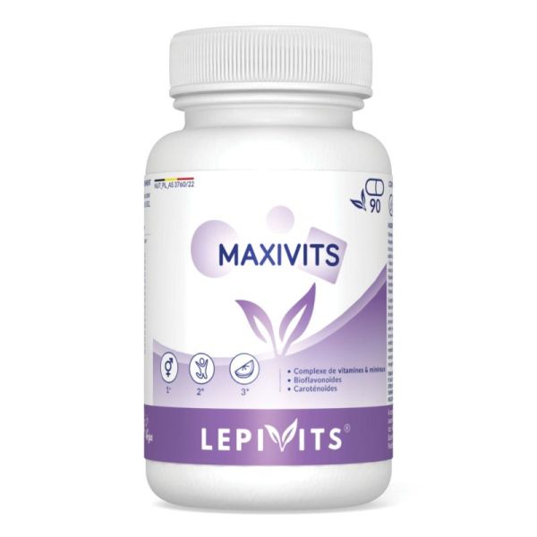 Lepivits Maxivits Pot de 90 Gélules