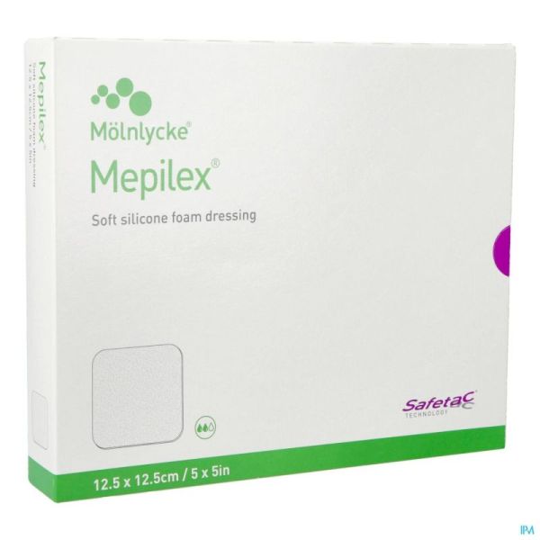 Mepilex Sil Abs St 12,5x12,5 294000 5 Pièce