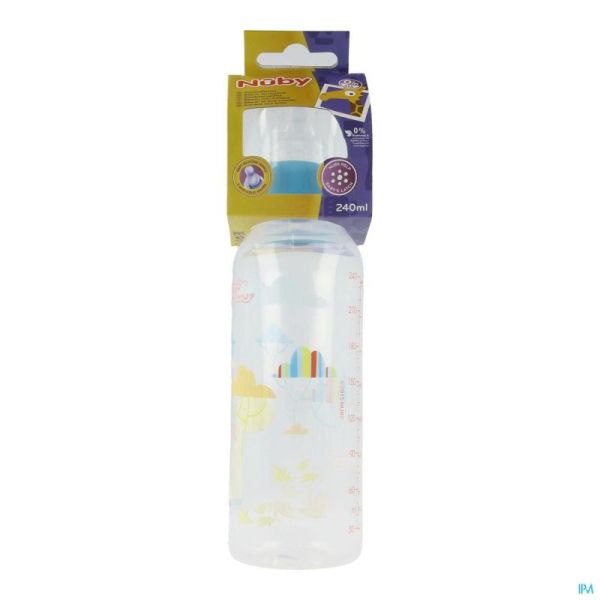 Nuby Biberon Col Standard Debit Variable 0m+ 240ml