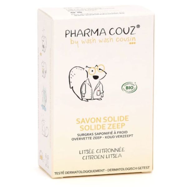 Pharma Couz' Savon Solide à la Litsée Citronnée 100g