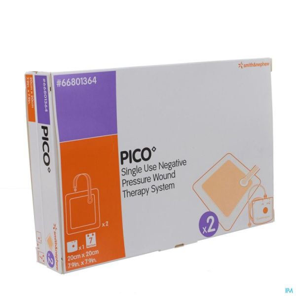 Pico Cp Sterile Silicone 20x20cm 1x2 66801364