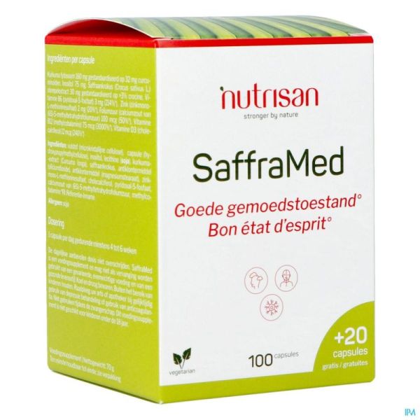 Safframed V-gélules 100+20 Gratuites Nutrisan