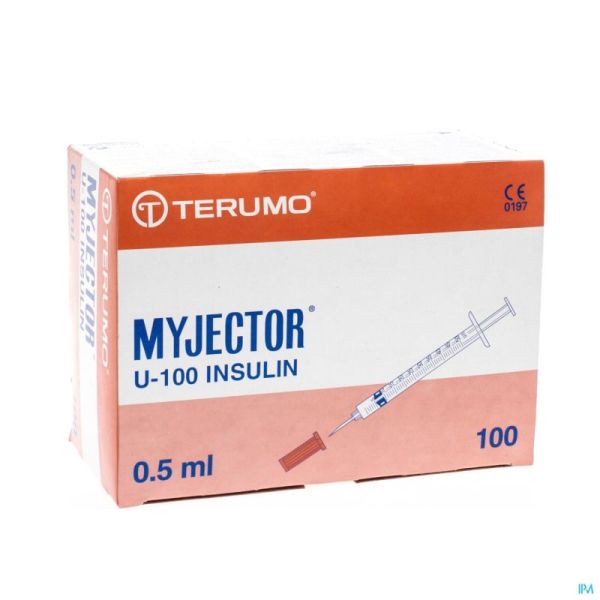 Set Jet 0,5 Ml Terumo Aiguille 29g1/2 Ins100p